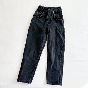 KIDS // Levi’s 550 Denim Black Pants Orange Tab